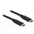 DeLOCK  USB-C (M) to USB-C (M) USB 2.0 50cm black 83672