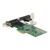 DeLock PCIe 2 x Serial RS-232 low profile  89555