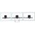 Ergotron HX Triple Monitor Bow Kit 24" white  98-009-216