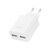 i-Tec Power adapter 2.4A 2 output white CHARGER2A4W