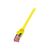 LogiLink Patch cable RJ-45 (M) 25cm yellow CAT6 CQ2017S