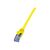 LogiLink PrimeLine Patch cable RJ-45 (M) CAT6a 25cm yellow
