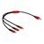 Delock 3 in 1 Charge-only cable USB male to 85891