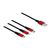 Delock 3 in 1 Charge-only cable USB male to 85891
