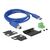 DeLock External Industry Hub 4 x USB 3.0 TypeA with 15 63309
