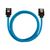 CORSAIR Premium Sleeved SATA cable Serial ATA blue (pack of 2)