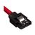 CORSAIR Premium Sleeved SATA cable Serial ATA red (pack of 2)