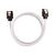 CORSAIR Premium Sleeved SATA cable Serial ATA white (pack of 2)