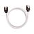CORSAIR Premium Sleeved SATA cable Serial ATA white (pack of 2)