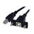 StarTech.com 90cm  Panel Mount USB Cable B FM USBPNLBFBM3