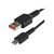 StarTech.com 3ft (1M) Secure Charging Cable, USBA USBSCHAC1M