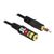 DeLOCK Headset extension cable 4pole mini jack (M) 2m 84667