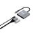 Equip 3 in 1 USBC to HDMI USB-A USB PD Adapter. USB 133488