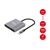 Equip 3 in 1 USBC to HDMI USB-A USB PD Adapter. USB 133488