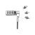 DICOTA Security Combination Lock Exchangeable TNW Head D31713