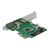 DeLock USB adapter PCIe 2.0 low profile USBC 3.2 Gen 1 x 90493