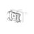 Elo Mounting kit (flush mount) for Monitor screen size: E312503