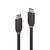 Lindy Black Line USB cable USBC (M) to USBC (M) USB 3.1 36907