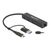 Delock Hub 3 x USB 3.2 Gen 1 + 1 x 101001000 + 1 x USBC 64149