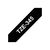 Brother TZe345 Standard adhesive white on black Roll TZE345