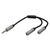 DIGITUS Audio splitter stereo mini jack male   DB510310002S