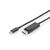 DIGITUS DisplayPort cable 24 pin USBC (M) to AK300333020S