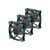 IceGale - Case fan - 120 mm - black (pack of 3) | ICEGALE12-C3A