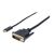 Manhattan USB-C to DVI-D Cable, 1080p@60Hz, 2m, Male to  | 152457
