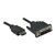 Manhattan HDMI to DVI-D 24+1 Cable, 1m, Male to Male, Bl | 322782