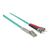 Intellinet Fibre Optic Patch Cable, OM3, ST/LC, 2m, Aqua | 751001