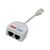 Lindy UTP Port Doubler - Network splitter - RJ-45 (M) to  | 34002