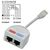 Lindy UTP Port Doubler - Network splitter - RJ-45 (M) to  | 34002