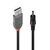 Lindy - USB power cable - DC jack 3.5 x 1.35 mm (M) to US | 70266
