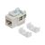 Intellinet Keystone Jack, Cat6, UTP, Punch-down, White - | 210591