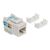 Intellinet Keystone Jack, Cat6, UTP, Punch-down, White - | 210591