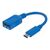 Manhattan USB-C to USB-A Cable, 15cm, Male to Female, 5  | 353540