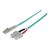 Intellinet Fibre Optic Patch Cable, OM3, LC/SC, 2m, Aqua | 750158