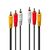 Lindy Premium - Video / audio cable - composite video / a | 35690