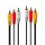 Lindy Premium - Video / audio cable - composite video / a | 35690