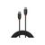Lindy Black Line - USB cable - USB-C (M) to USB-C (M) - U | 36906