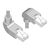 DeLOCK - Patch cable - RJ-45 (M) up-angled to RJ-45 (M) d | 85861