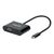 Manhattan USB-C to VGA and USB-C (inc Power Delivery), 1 | 153430