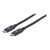 Manhattan USB-C to USB-C Cable, 2m, Male to Male, Black, | 354905