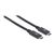 Manhattan USB-C to USB-C Cable, 2m, Male to Male, Black, | 354905