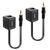 LINDY CAT5/6 Stereo Audio Extender - Audio extender - up  | 70450