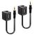 LINDY CAT5/6 Stereo Audio Extender - Audio extender - up  | 70450