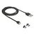 Delock - USB cable kit - USB 2.0 - 2.4 A - 1.1 m - black | 85723