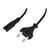 Lindy - Power cable - IEC 60320 C7 to Europlug (M) - 3 m  | 30422