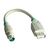 Lindy - Mouse adapter - USB (F) to PS/2 (M) - 15 cm | 70002