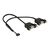 DeLOCK - USB internal to external cable - 10 pin USB head | 84832